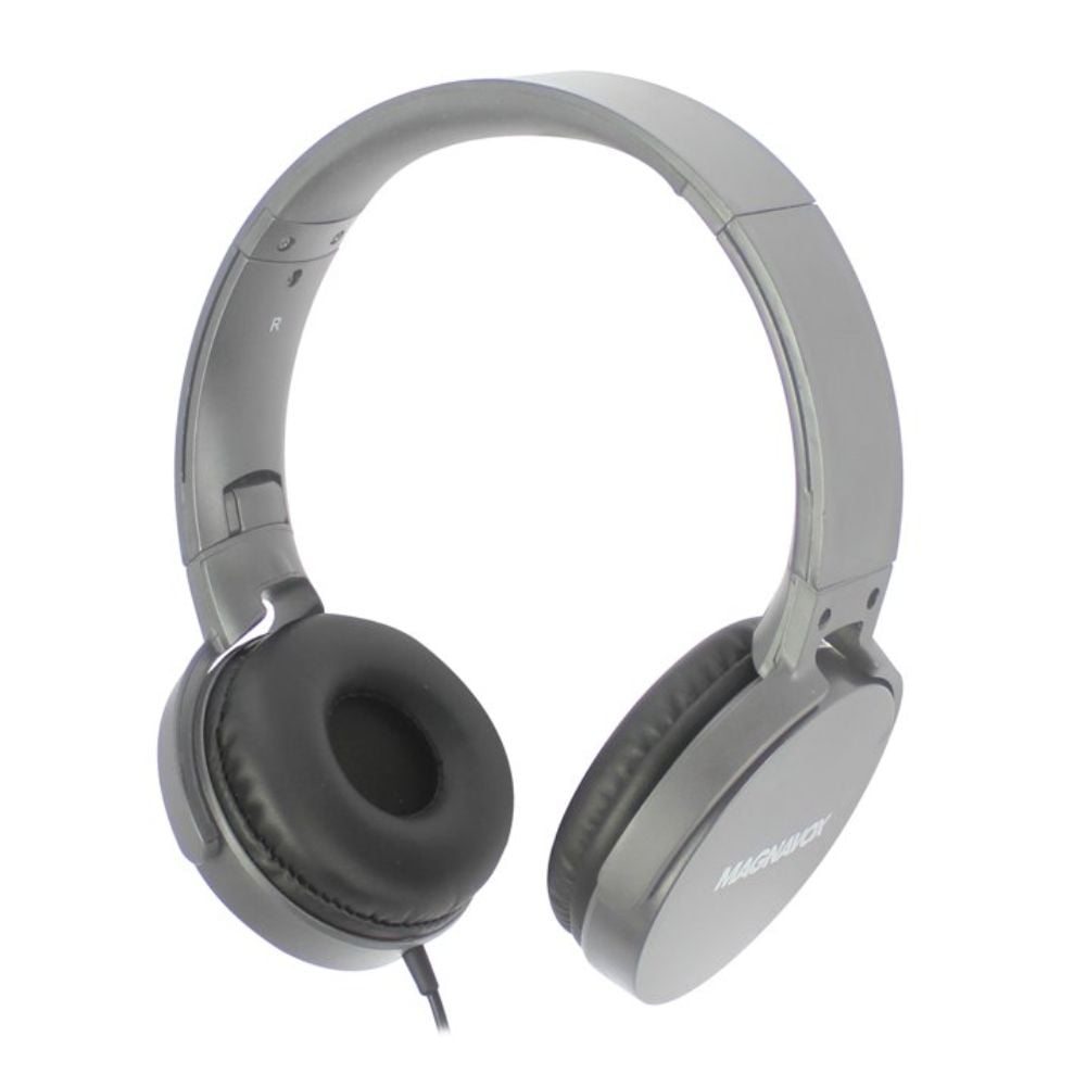 AUDIFONOS OVER EAR MAGNAVOX 3.5MM - MHP5026 - GRIS - 1