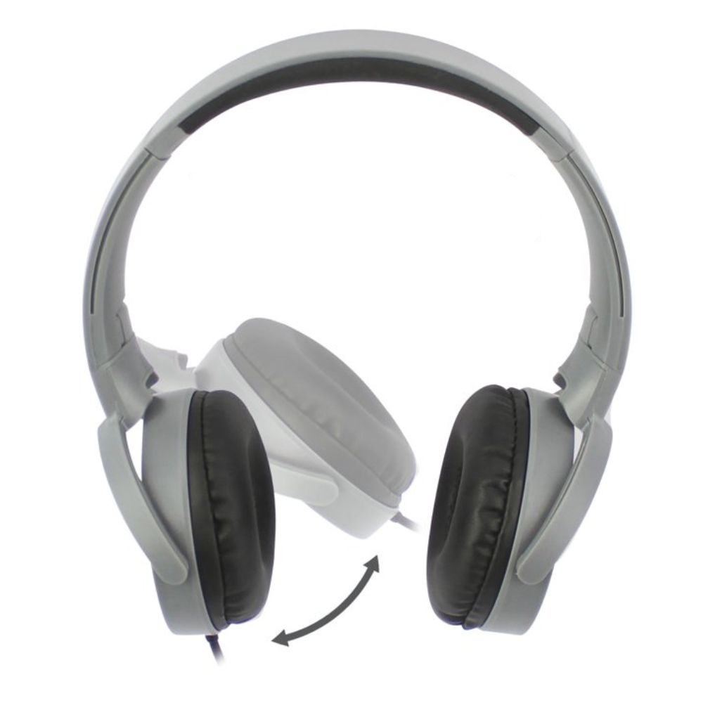 AUDIFONOS OVER EAR MAGNAVOX 3.5MM - MHP5026 - GRIS - 4