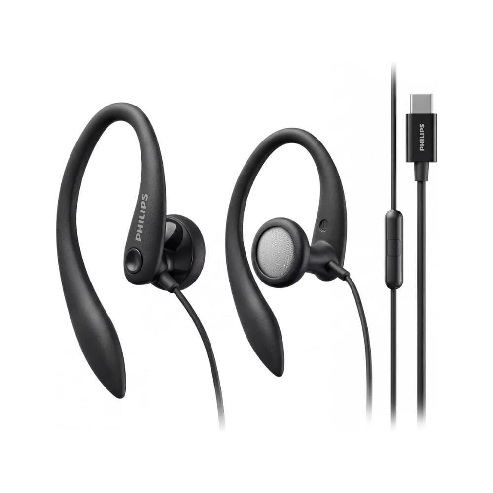 AUDIFONOS IN EAR USB-C PHILIPS SHS3305M2BK - ALÁMBRICO CON GANCHO - 2