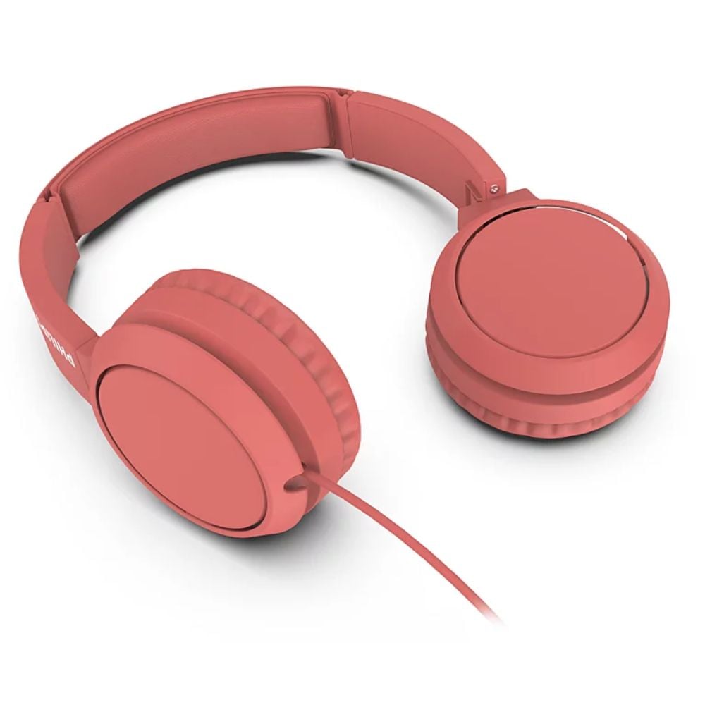 AUDIFONOS ON EAR PHILIPS TAH4105 - ALÁMBRICO CONECTOR 3.5MM ROJO - 2