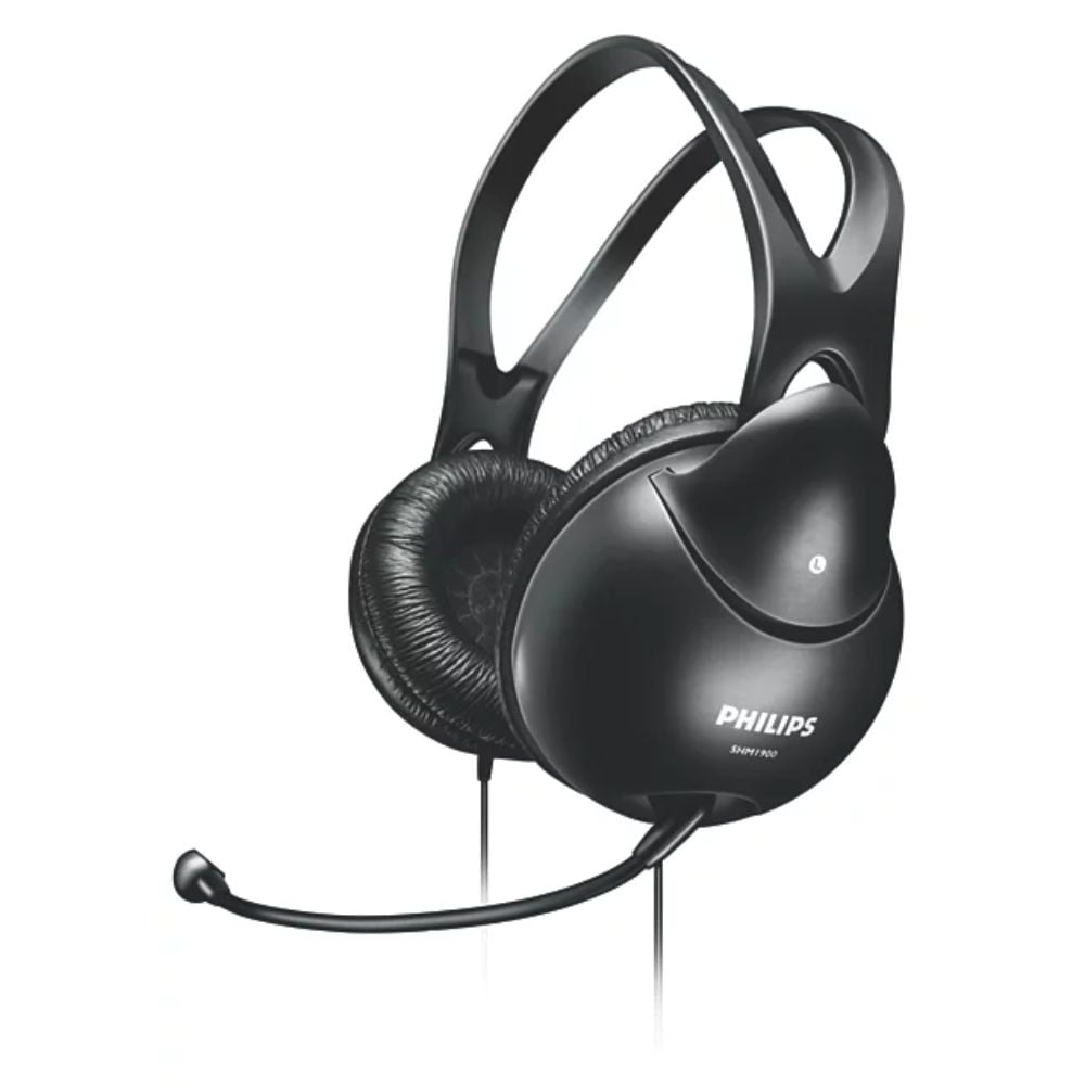 AUDIFONOS OVER EAR PARA PC PHILIPS SHM1900 - ALÁMBRICO CON MICRÓFONO - 3