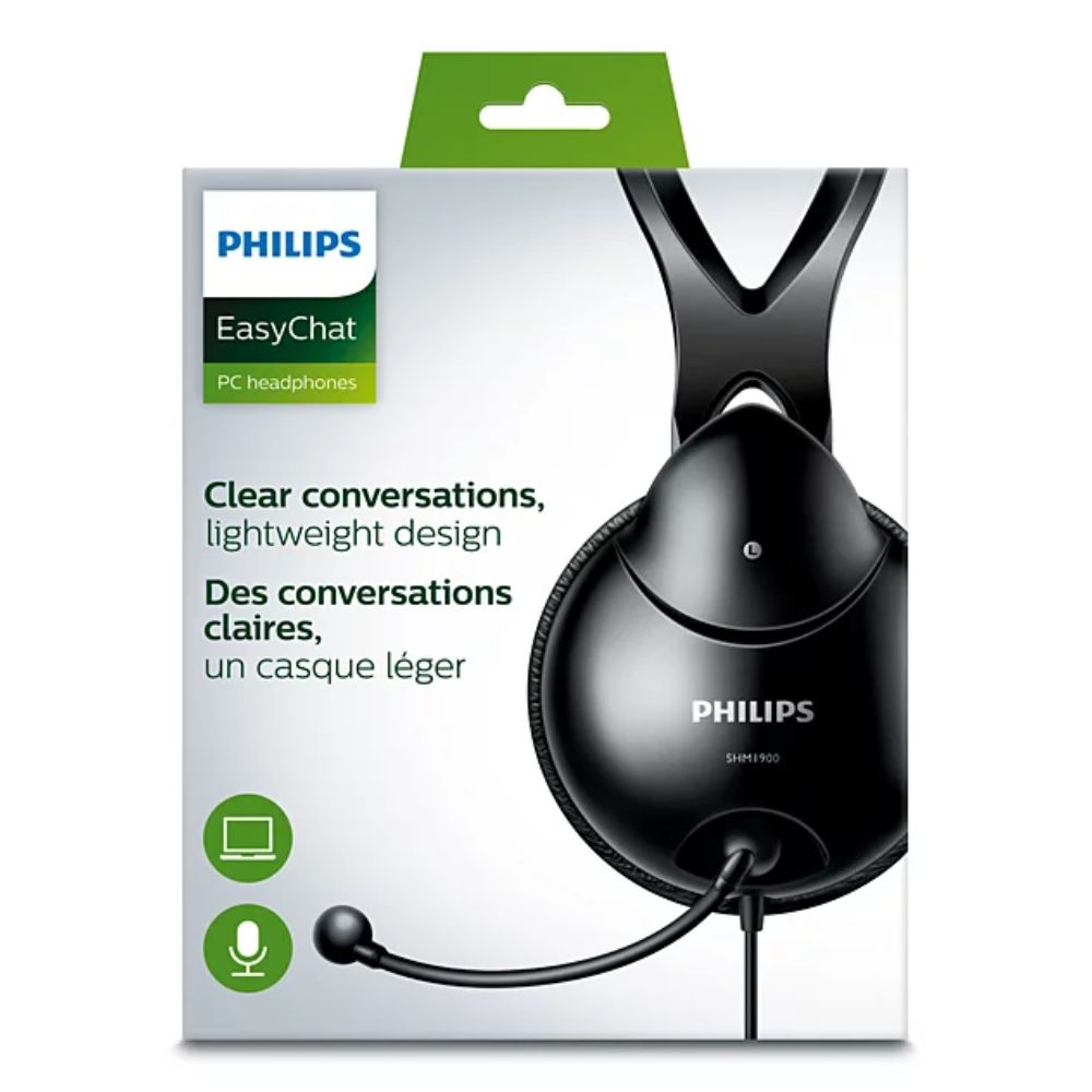 AUDIFONOS OVER EAR PARA PC PHILIPS SHM1900 - ALÁMBRICO CON MICRÓFONO - 5
