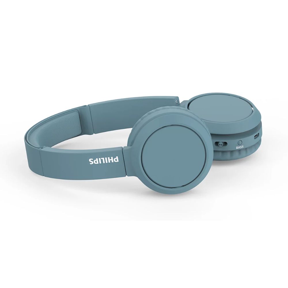 AUDIFONOS OVER EAR PHILIPS TAH4205 - BLUETOOTH 29HRS AUTONOMÍA AZUL - 2
