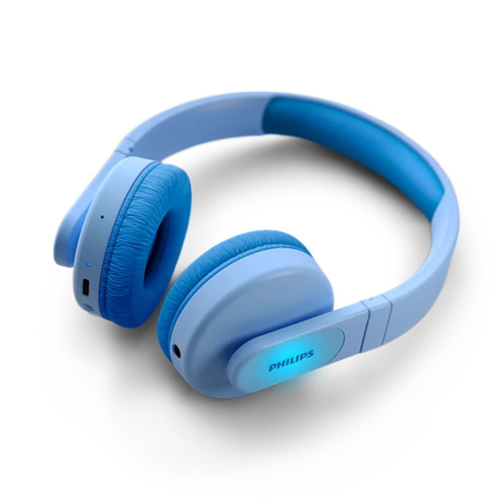 AUDIFONOS INALÁMBRICOS PARA NIÑOS PHILIPS TAK4206 - CONTROL PARENTAL 28HRS AUTONOMÍA AZUL - 1