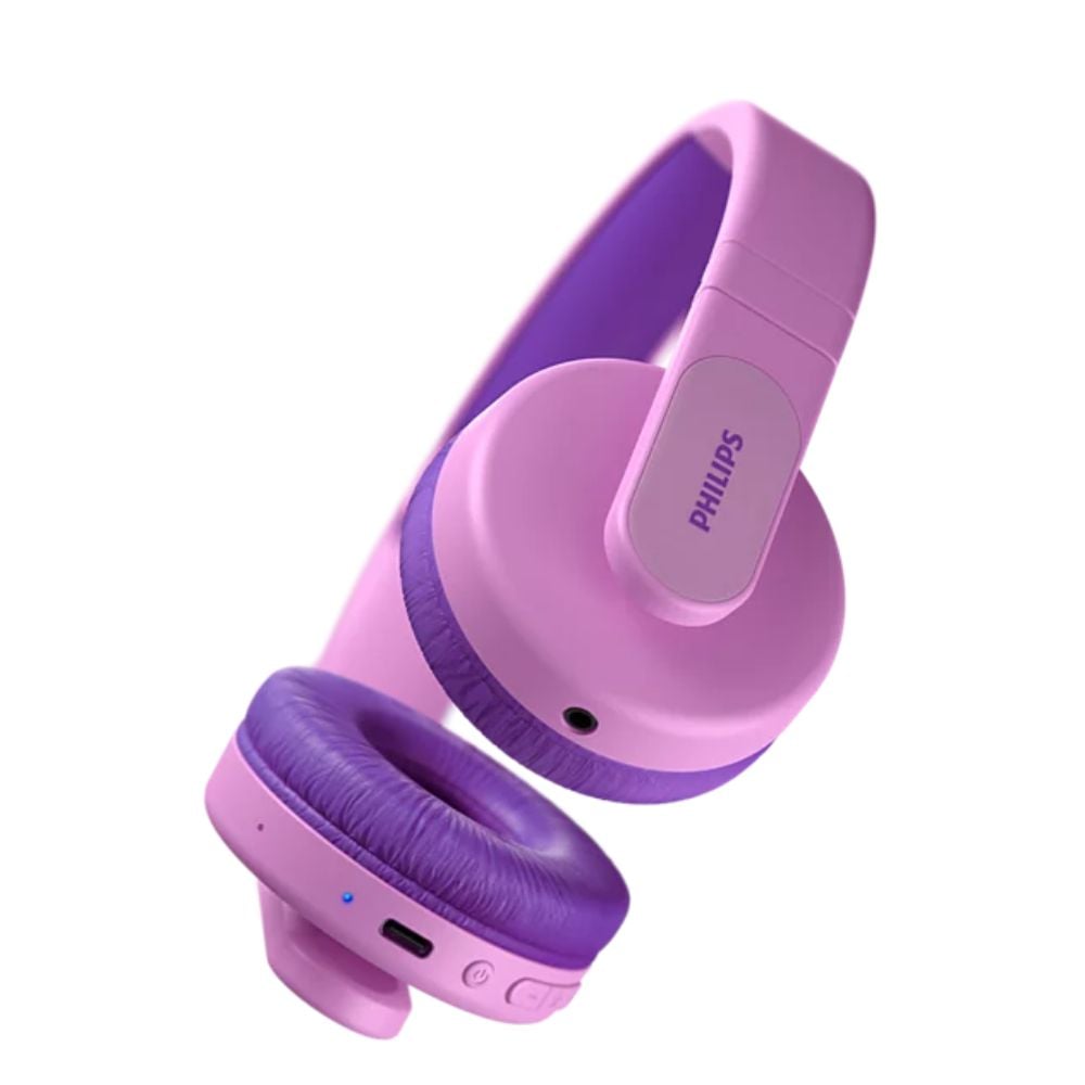 AUDIFONOS INALÁMBRICOS PARA NIÑOS PHILIPS TAK4206 - CONTROL PARENTAL 28HRS AUTONOMÍA ROSADO - 2