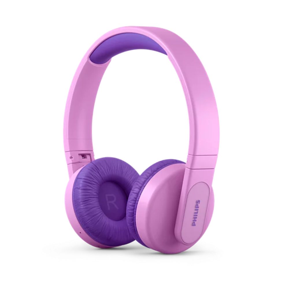 AUDIFONOS INALÁMBRICOS PARA NIÑOS PHILIPS TAK4206 - CONTROL PARENTAL 28HRS AUTONOMÍA ROSADO - 4