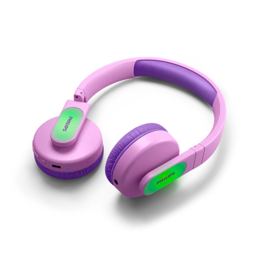 AUDIFONOS INALÁMBRICOS PARA NIÑOS PHILIPS TAK4206 - CONTROL PARENTAL 28HRS AUTONOMÍA ROSADO - 6