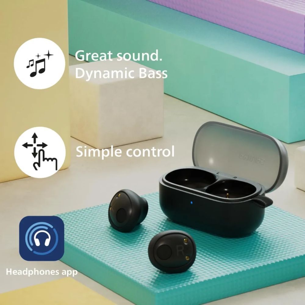 AUDIFONOS TRUE WIRELESS PHILIPS TAT2159BK - IPX 4 INALÁMBRICOS - 5