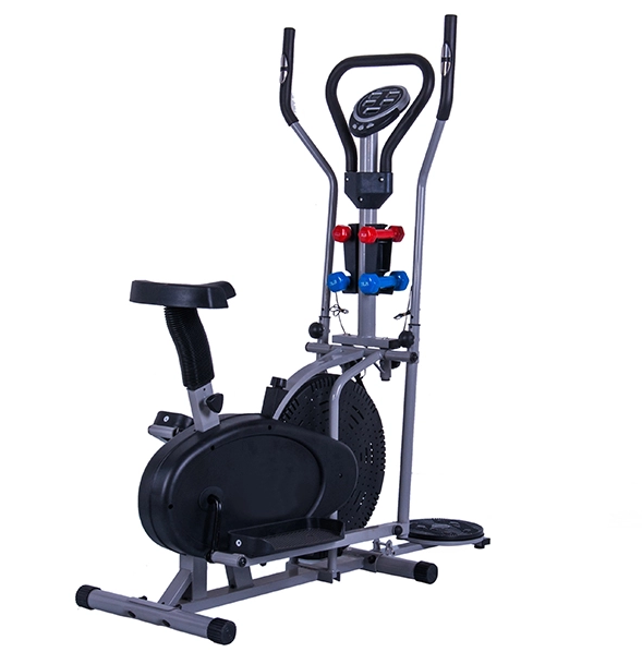 BICICLETA ELÍPTICA MULTIFUNCIONAL + PESAS Y TWISTER PANTALLA LCD - 4