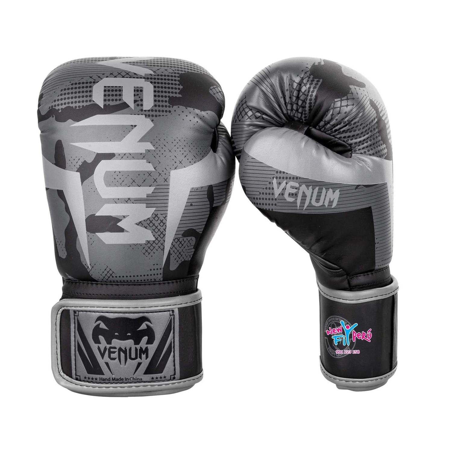 GUANTES BOXEO VENUM PROFESIONALES 12 OZ ELITE Y CAMUFLAJE - 5