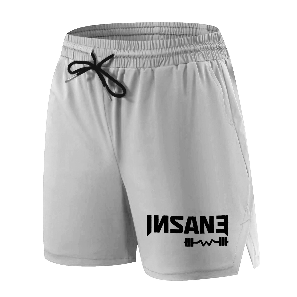 SHORT DEPORTIVO HOMBRE INSANE WORKOUT BLANCO ENTRENAMIENTO PERFECTO ELITE - 2