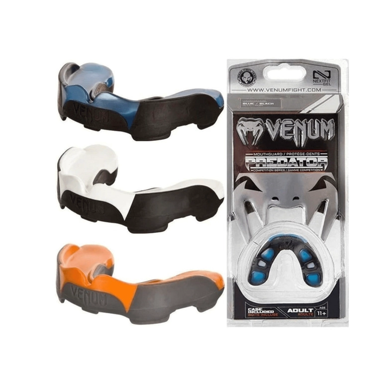 PROTECTOR BUCAL VENUM PREDATOR PROFESIONAL TRIPLE MOUTHGUARD BOXEO MMA MUAY THAY - 1