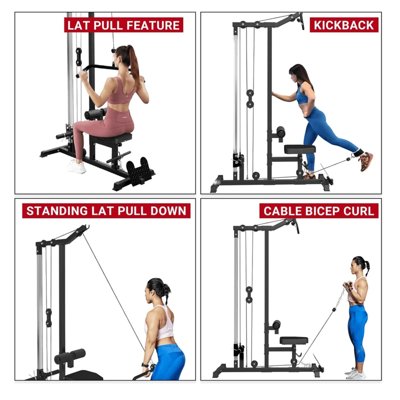 MÁQUINA DE POLEA ALTA Y BAJA LAT PULL DOWN RESIDENCIAL - 6