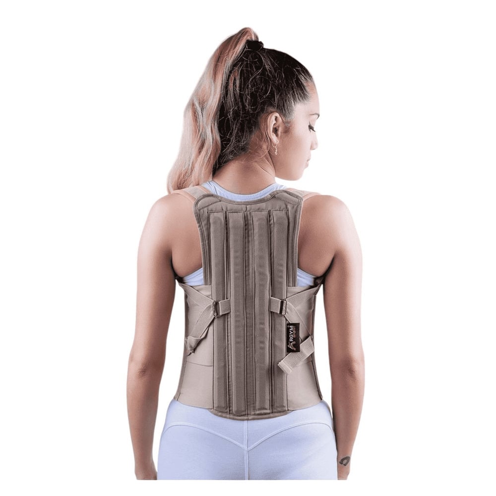 FAJA ORTOPÉDICA DORSO LUMBAR CORRECTOR DE POSTURA CON VARILLAS MÉDICAS - 1