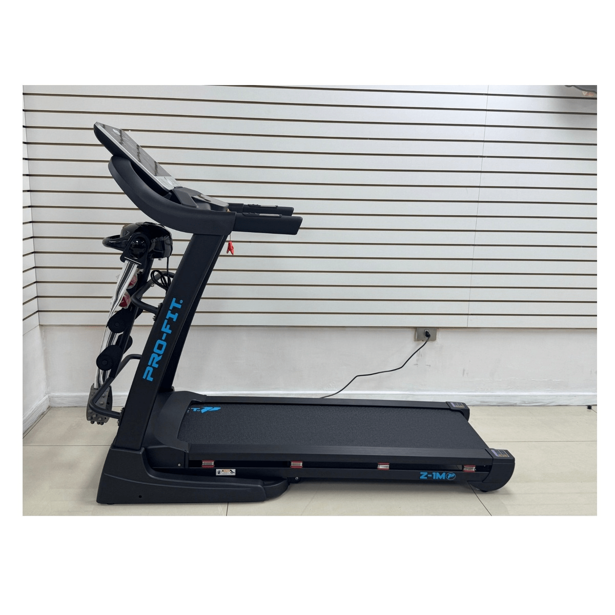 TROTADORA ELÉCTRICA PROFESIONAL PLEGABLE MOTOR 2 – 3.5 HP SILENCIOSO, PANTALLA LED + MASAJEADOR Y PESAS - 2