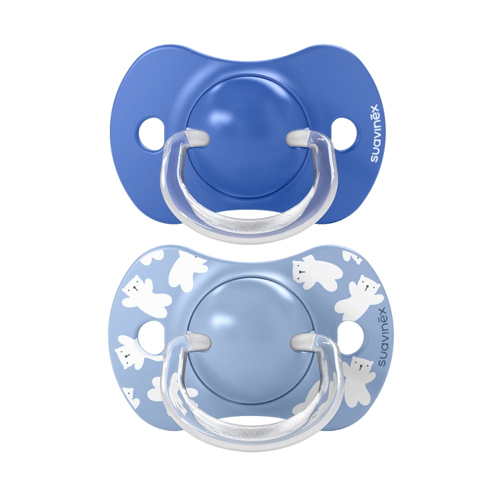 CHUPÓN CON TETINA FISIOLÓGICA SX PRO - WILD Y FREE BLUE  6-18 M X 2 UNIDADES - SUAVINEX - 1