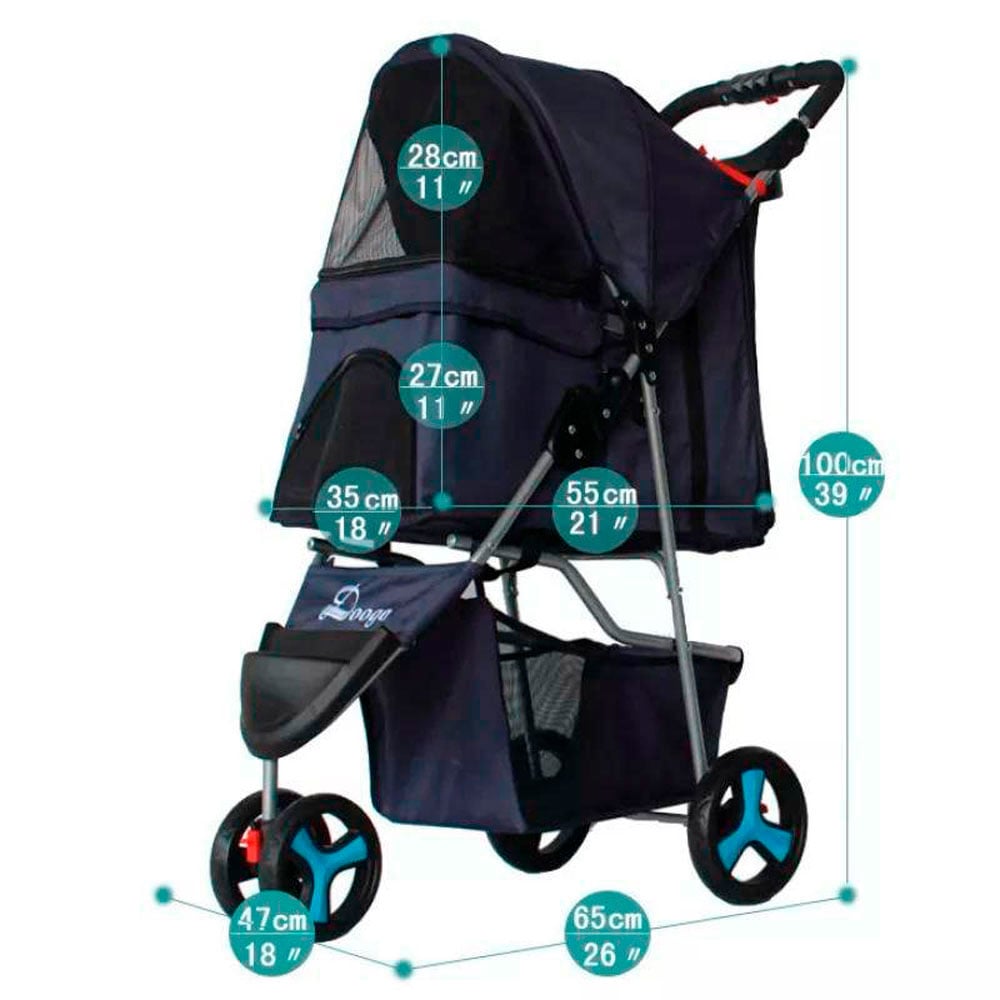COCHE PERROS QUE PATAS PET SHOP COLOR ROSADO - 2
