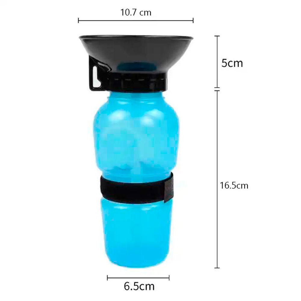 AQUADOG BEBEDERO PORTÁTIL CELESTE 500 ML - 4