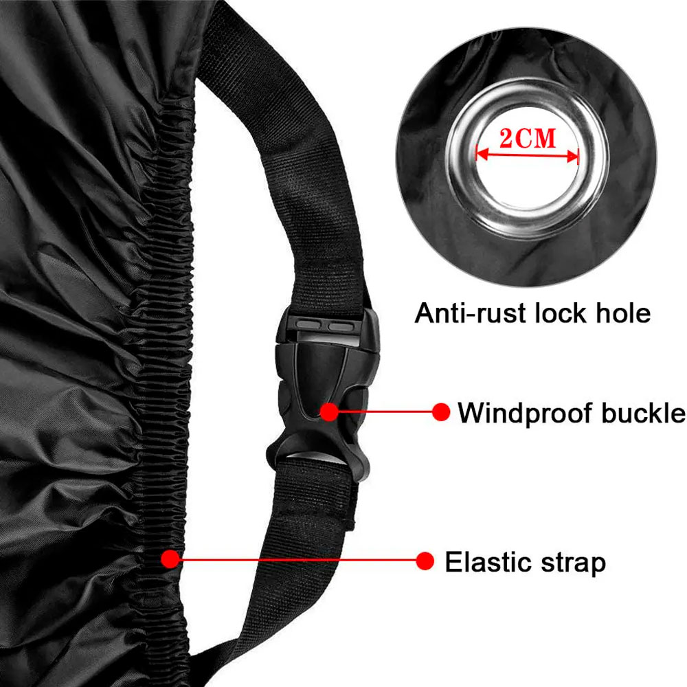 FUNDA COBERTOR SUAVE PARA MOTO LINEAL IMPERMEABLE XXL - 2