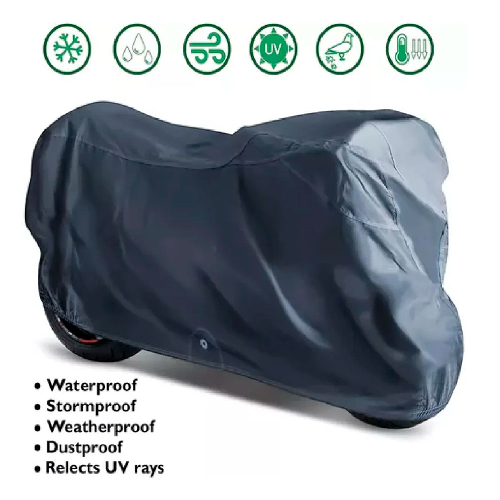 FUNDA COBERTOR SUAVE PARA MOTO LINEAL IMPERMEABLE XXL - 3