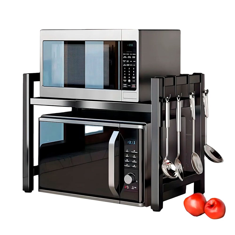 ESTANTE ORGANIZADOR DE ACERO EXPANDIBLE MULTIUSOS MICROONDAS - 2