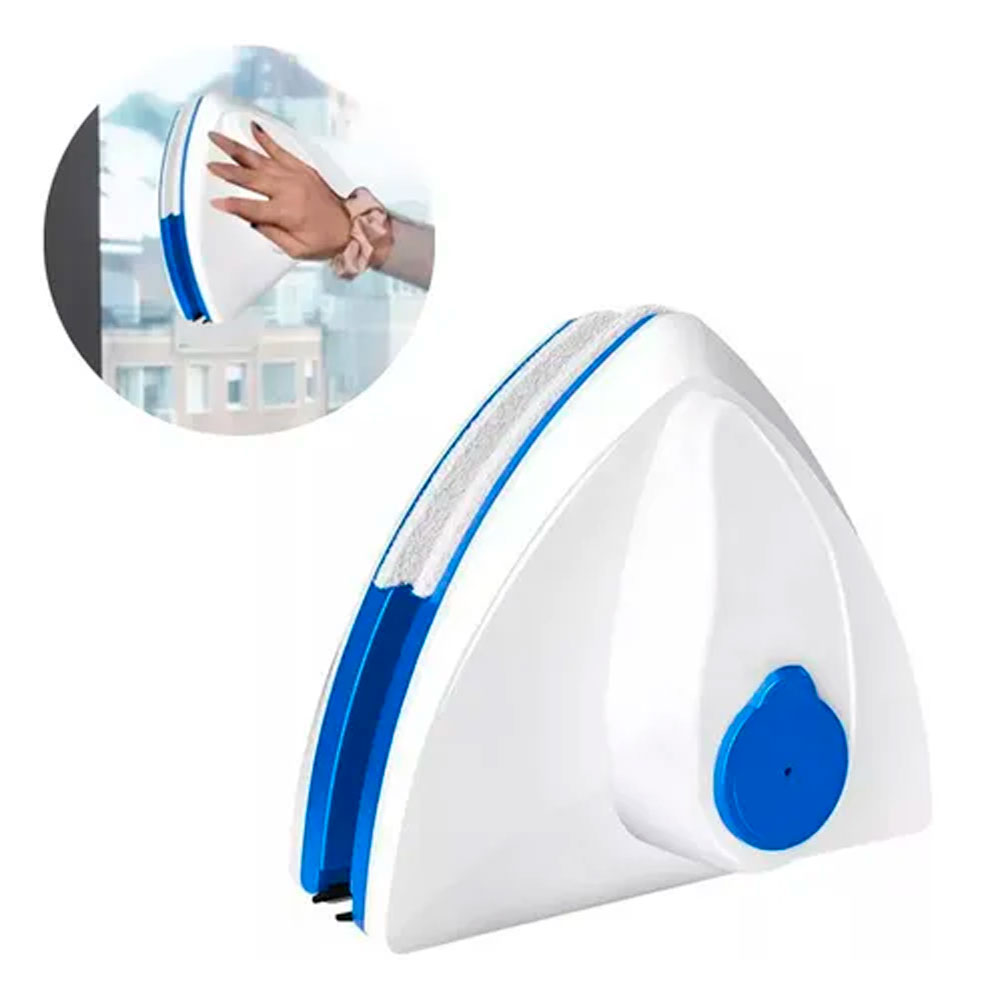 LIMPIADOR DE VENTANAS MAGNÉTICO DOBLE CARA CON DISPENSADOR - 1
