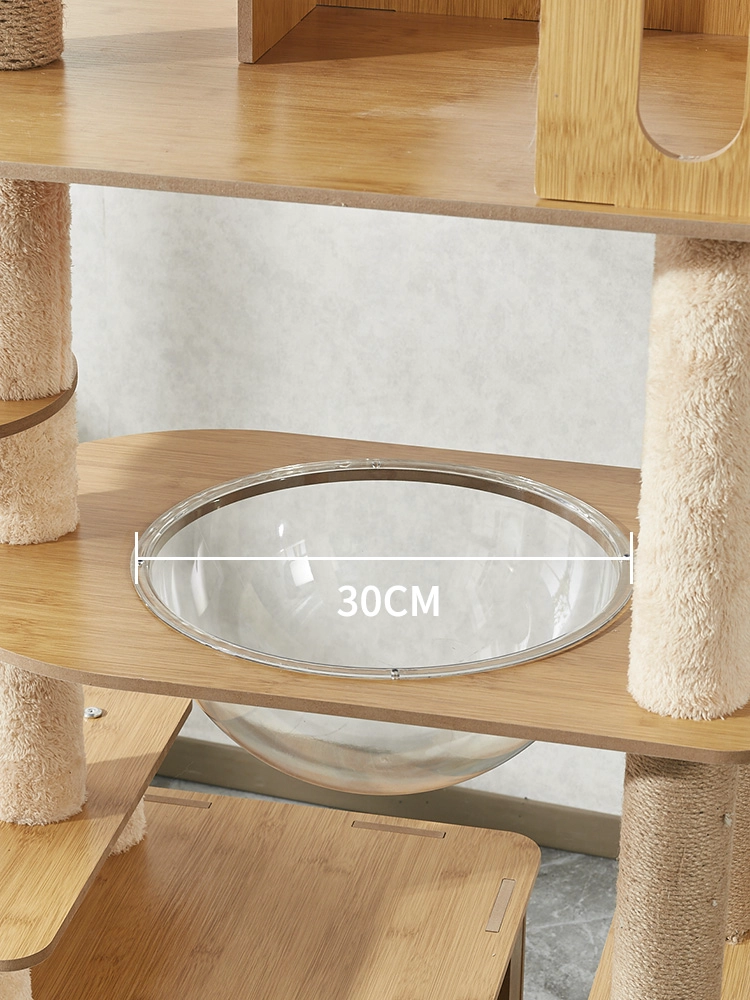 GIMNASIO DE MADERA DE 195CM DE ALTO PARA GATOS - 3