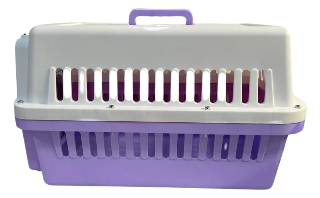 TRANSPORTADOR KENNEL DE VIAJE TALLA S MORADO - 3