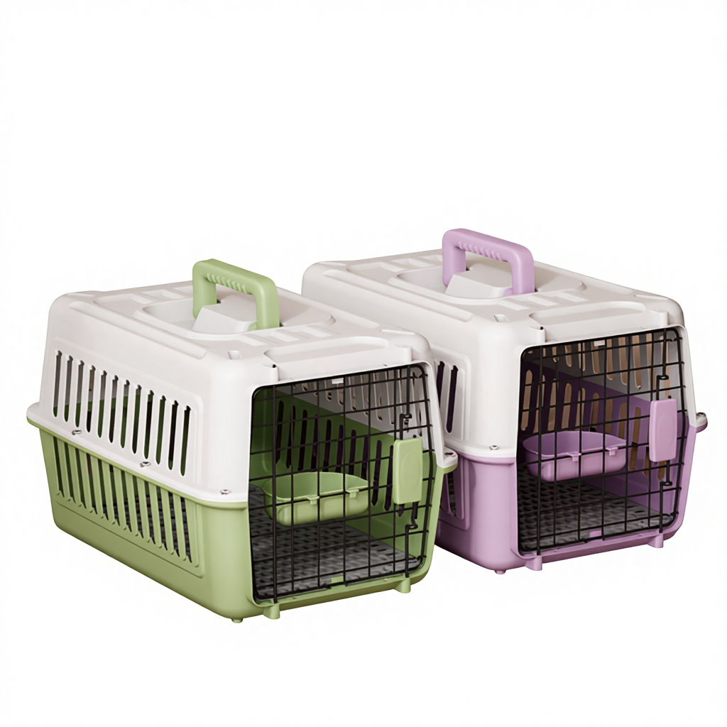 TRANSPORTADOR KENNEL DE VIAJE TALLA S VERDE - 2