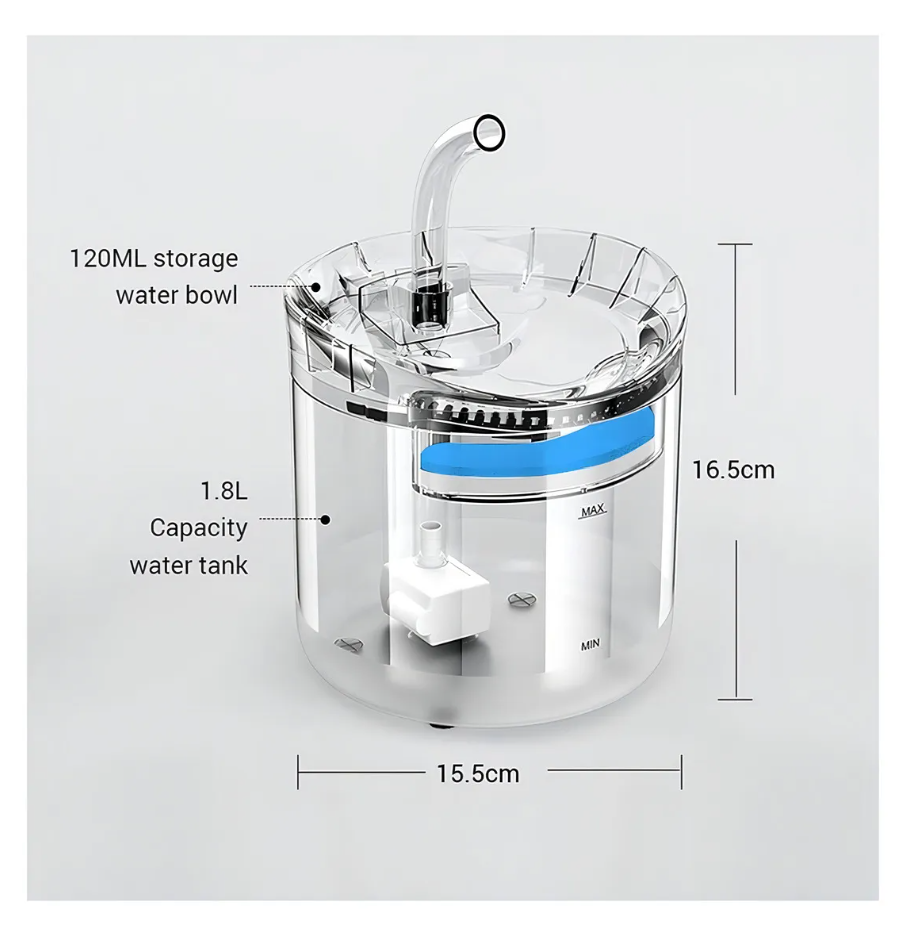 BEBEDERO DE AGUA DE 1.8 LITROS - 5
