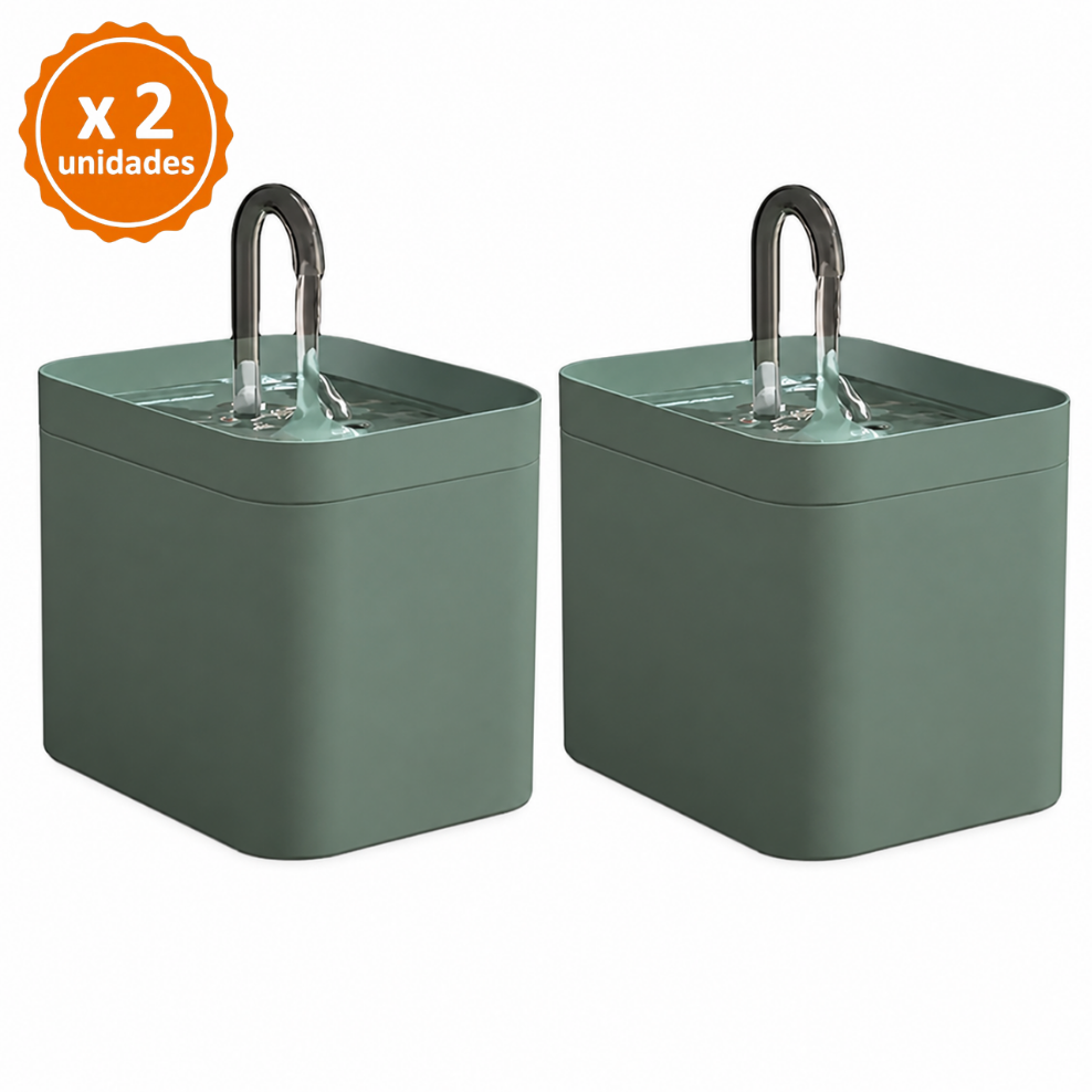 PACK X2 FUENTE BASICA PARA GATOS VERDE - 1