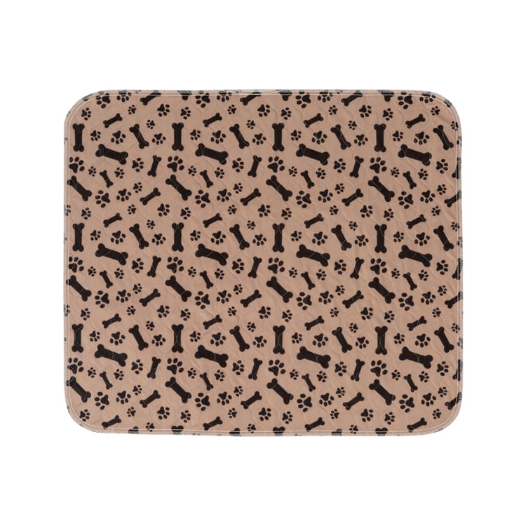 PACK X2 MAT PERROS QUE PATAS PET SHOP IMPERMEABLE MARRÓN TALLA M - 2