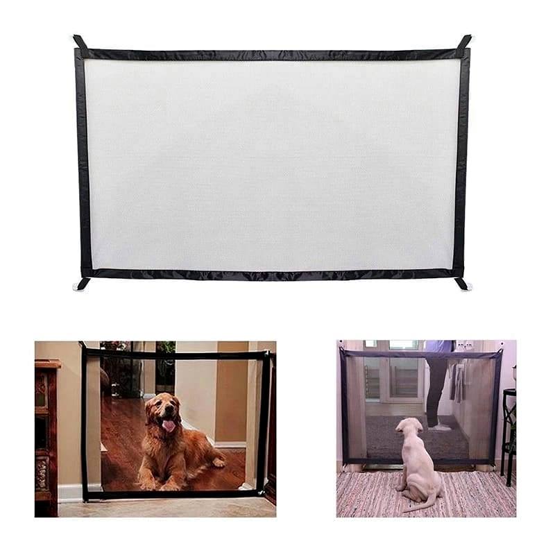 PACK X2 MALLA DE SEGURIDAD PERROS QUE PATAS PET SHOP NEGRO TALLA L - 2