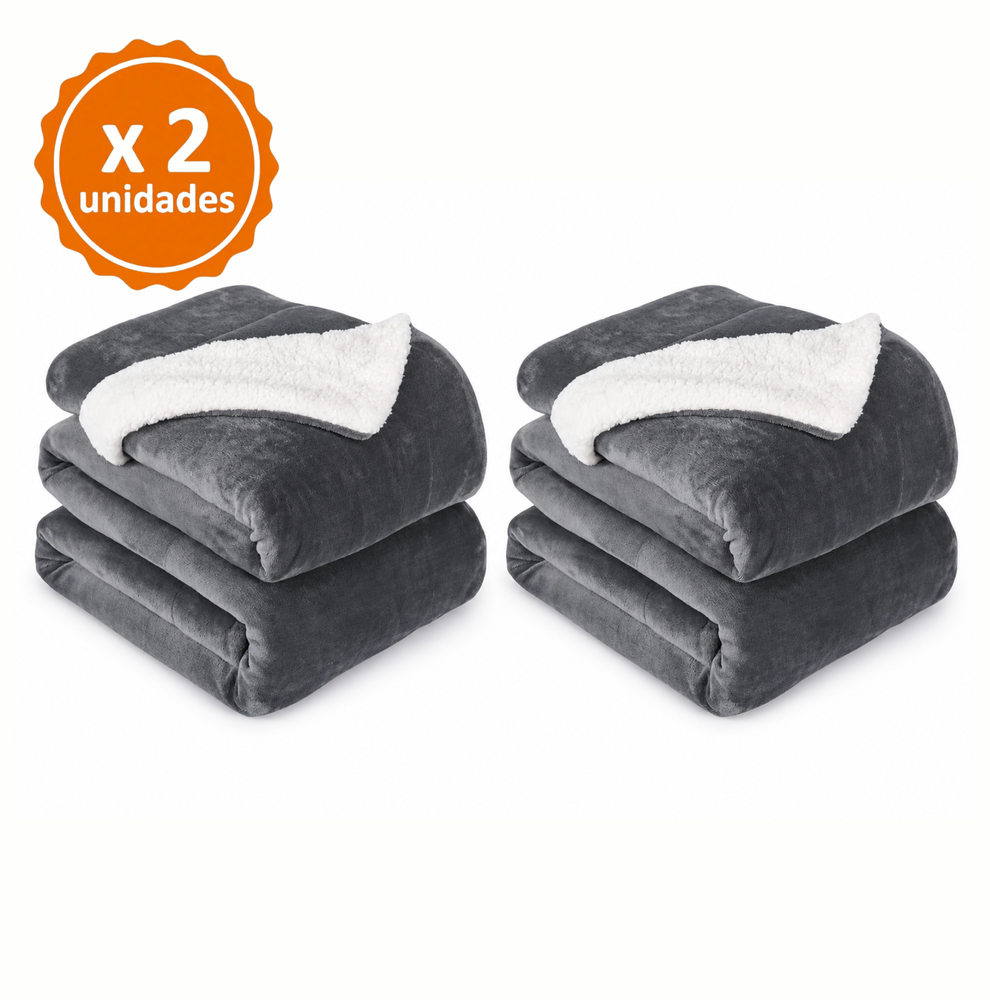 PACK X2 FRAZADA FRANELA PERROS Y GATOS QUE PATAS PET SHOP TALLA S - 1