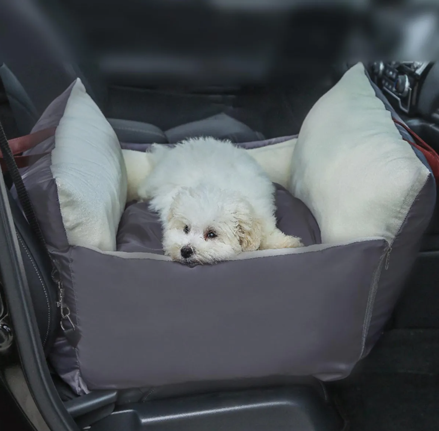 SOFÁ COPILOTO PREMIUM GRIS OSCURO PARA MASCOTAS - 4