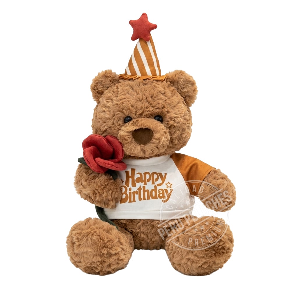 PELUCHE OSITO FELIZ CUMPLEAÑOS - 1