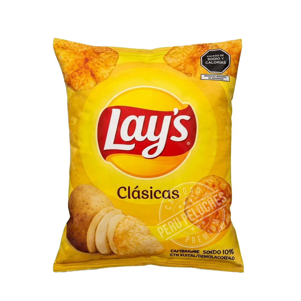 PELUCHE ALMOHADA PAPA LAYS - 1