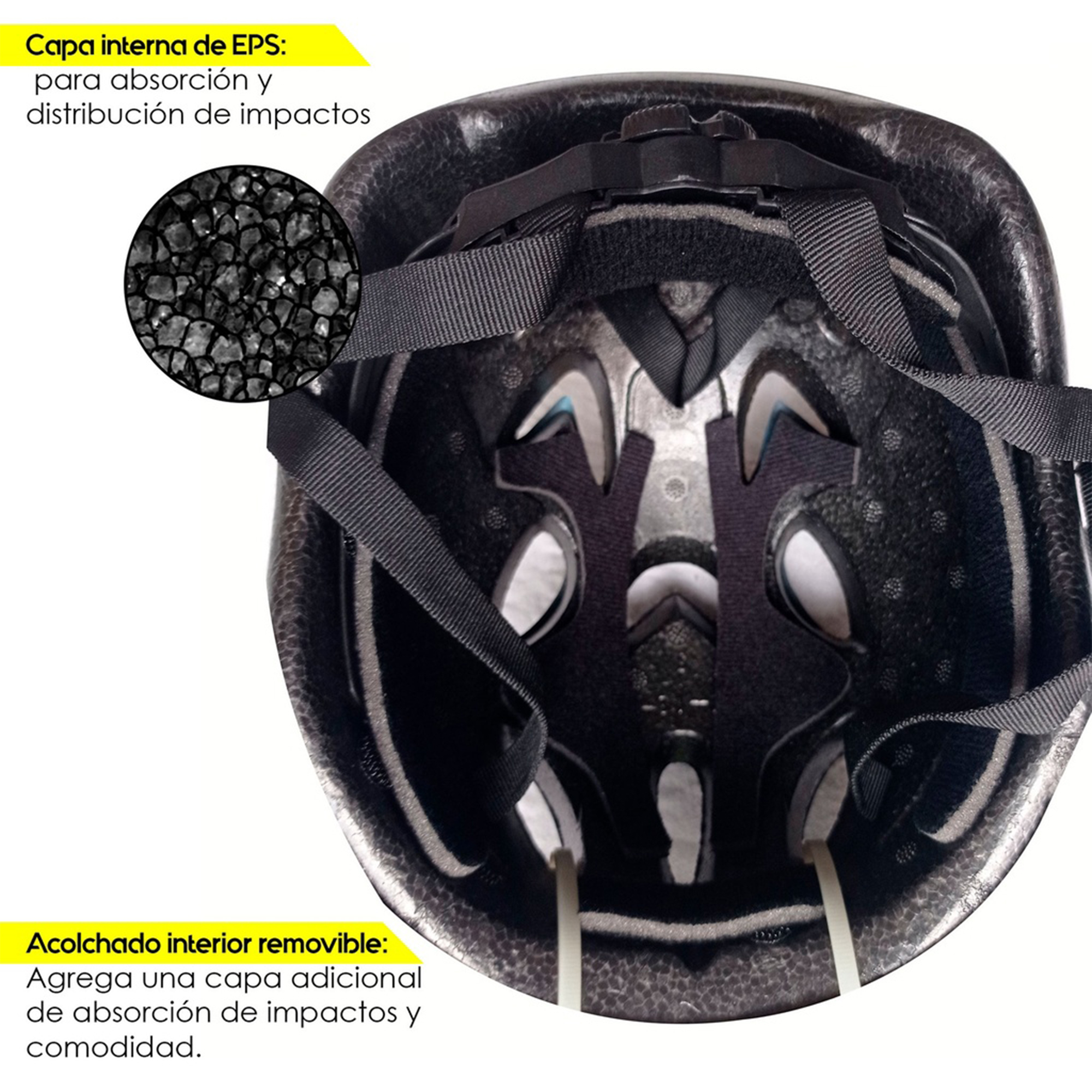 CASCO CICLISMO BKS H180 AZUL MARINO BICICLETA INFANTIL - 4