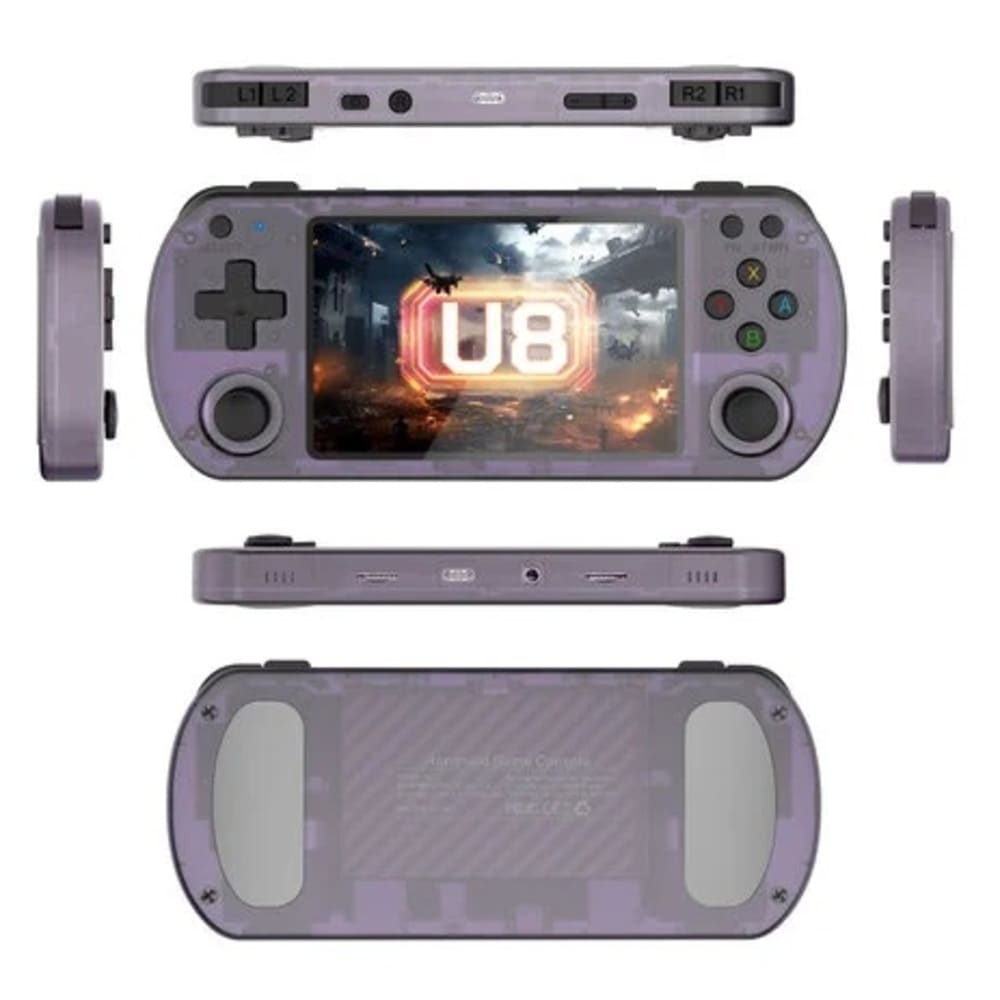 CONSOLA DE JUEGOS PORTATIL U8 NEGRO - 1