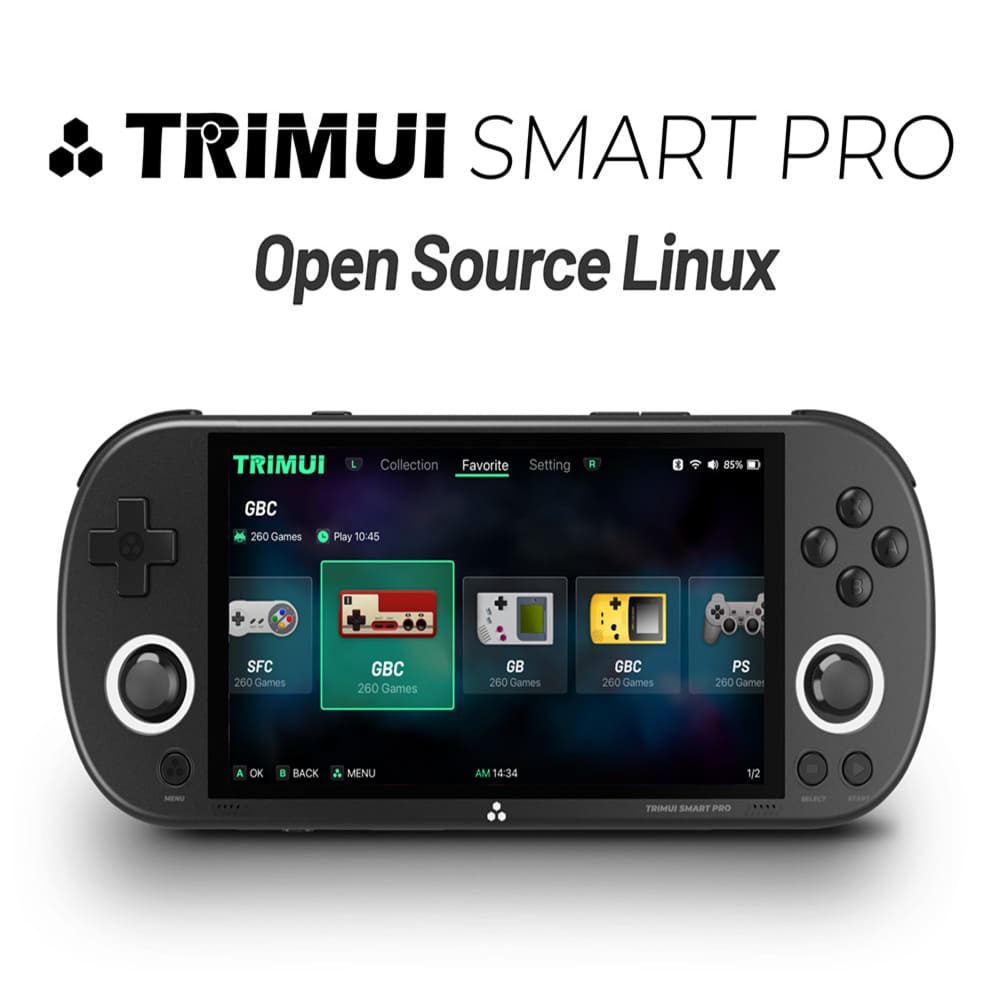 CONSOLA DE VIDEO JUEGOS TRIMUI SMART PRO S NEGRO - 3