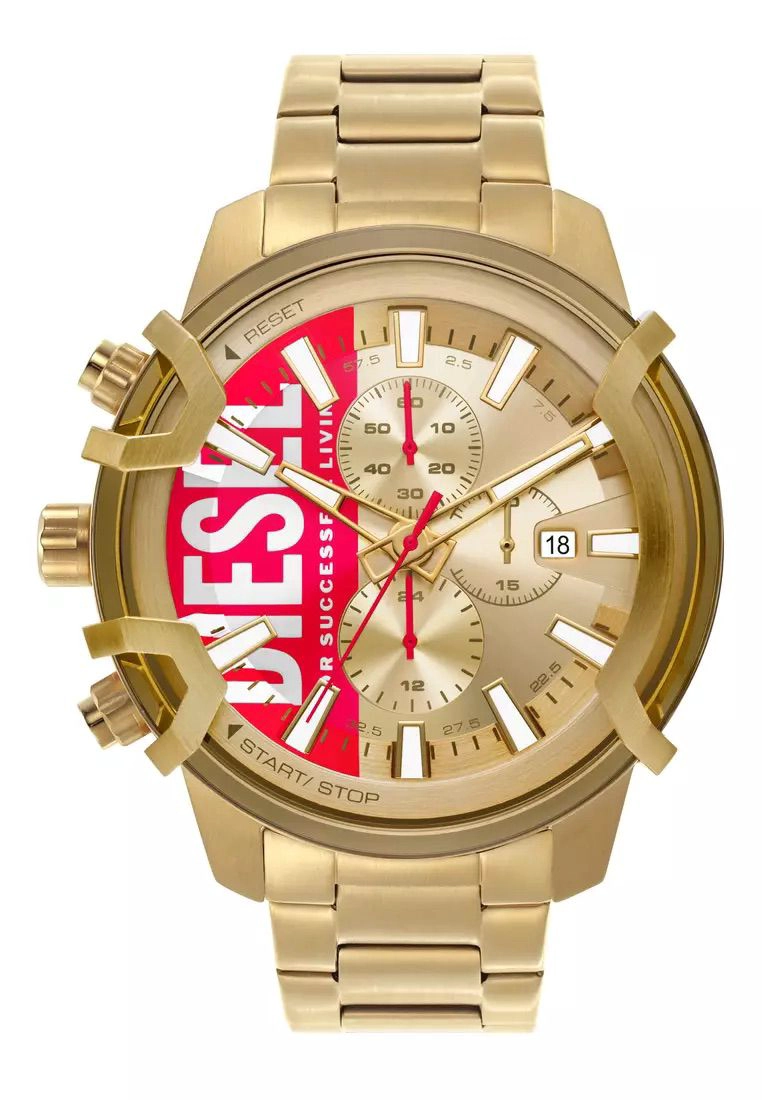 RELOJ DIESEL GRIFFED ANALÓGICO DZ4595 DORADO PARA HOMBRE - 1