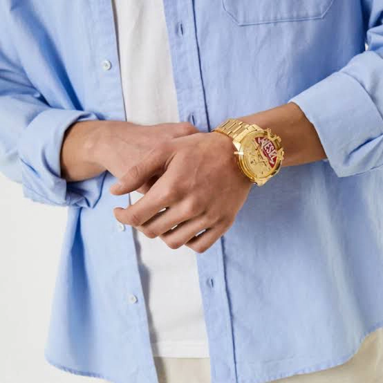 RELOJ DIESEL GRIFFED ANALÓGICO DZ4595 DORADO PARA HOMBRE - 5