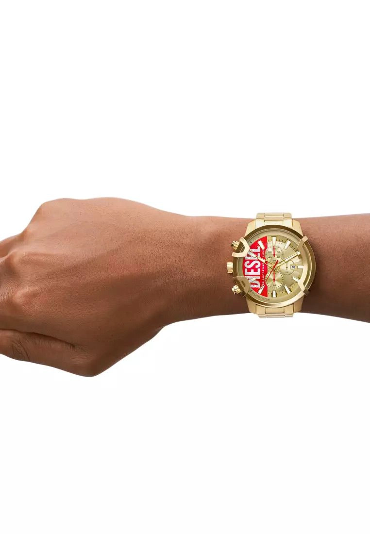 RELOJ DIESEL GRIFFED ANALÓGICO DZ4595 DORADO PARA HOMBRE - 6