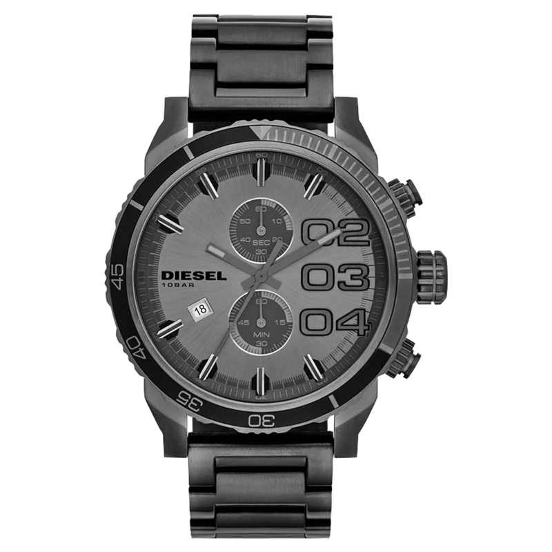 RELOJ DIESEL DOUBLE DOWN ANALÓGICO DZ4314 NEGRO PARA HOMBRE - 1
