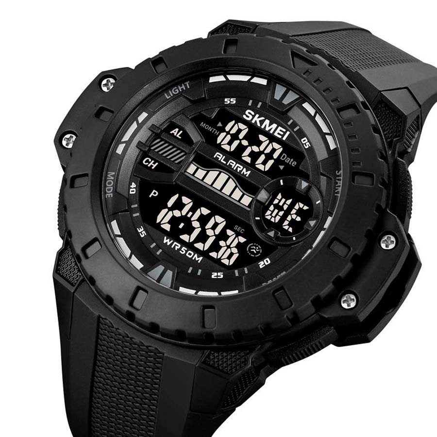 RELOJ SKMEI HOMBRE DIGITAL DEPORTIVO 1885NE ROVER 1885 MULTIFUNCION NEGRO - 2
