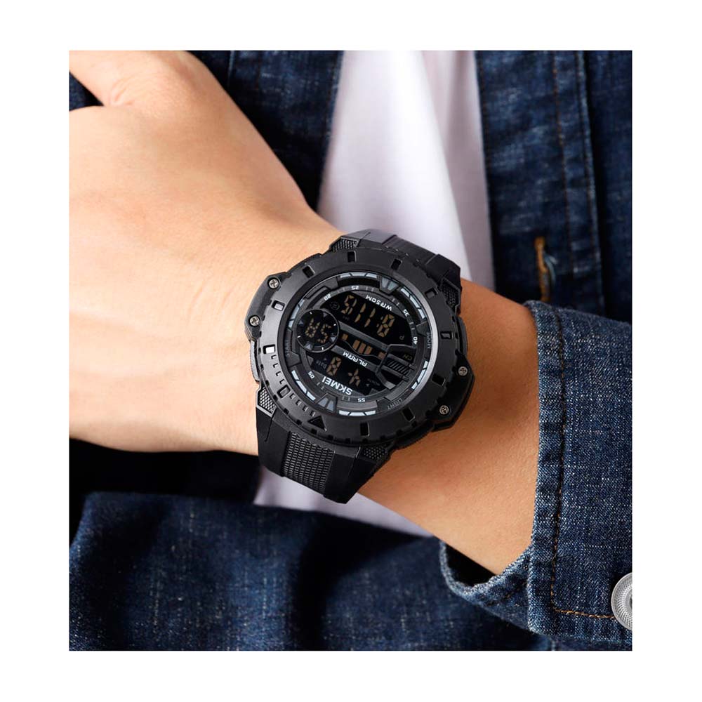 RELOJ SKMEI HOMBRE DIGITAL DEPORTIVO 1885NE ROVER 1885 MULTIFUNCION NEGRO - 5