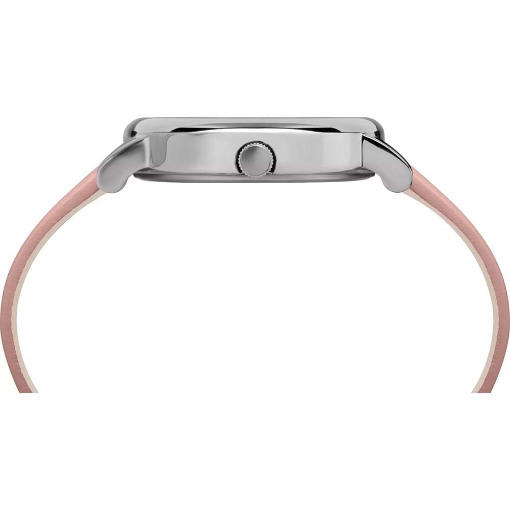 RELOJ TIMEX MUJER TW2R84300 CRISTALES SWAROVSKI CORREA CUERO - ROSA - 2