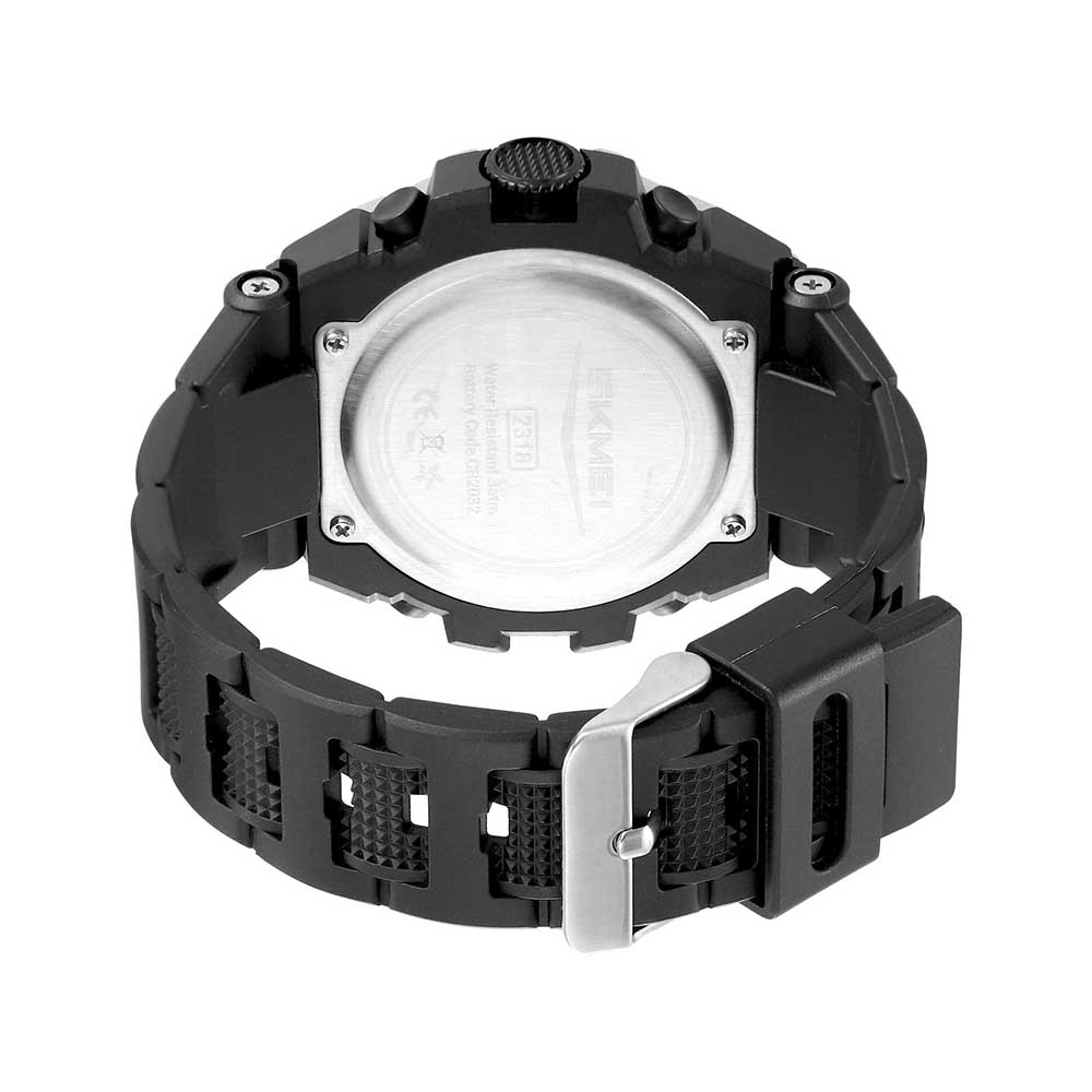 RELOJ SKMEI HOMBRE DIGITAL DEPORTIVO 2318NE 2318 CRONÓMETRO DUAL LED NEGRO - 4