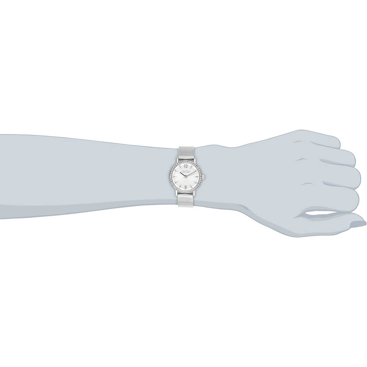 RELOJ MUJER CARAVELLE BY BULOVA ANALÓGICO CRISTALES PLATEADO - 43L170 - 4
