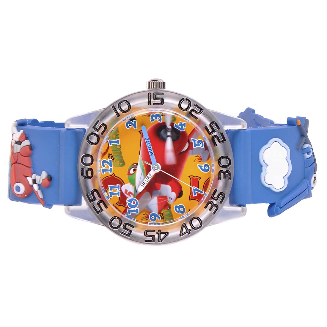RELOJ INFANTIL DISNEY AVIONES CUARZO ANALÓGICO ICE AZUL W001297 - 2